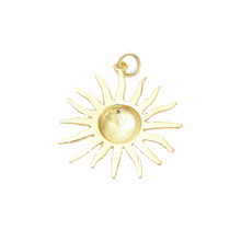 Load image into Gallery viewer, Groovy Sun Face Charm