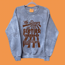 Load image into Gallery viewer, Dream of the Sixties Blue Cloud Dye Crewneck