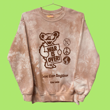 Load image into Gallery viewer, War is Over Light Brown Crewneck
