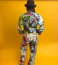 Load image into Gallery viewer, Hand painted & Tie Dyed Unisex Collab Coveralls