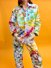 Load image into Gallery viewer, Hand painted & Tie Dyed Unisex Collab Coveralls
