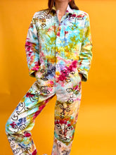 Load image into Gallery viewer, Hand painted & Tie Dyed Unisex Collab Coveralls