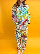 Load image into Gallery viewer, Hand painted & Tie Dyed Unisex Collab Coveralls