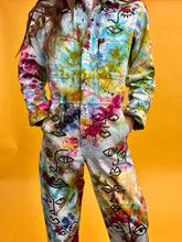 Load image into Gallery viewer, Hand painted & Tie Dyed Unisex Collab Coveralls