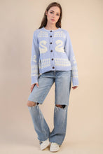 Load image into Gallery viewer, Oversized Graphic Casual Knit Sweater Cardigan
