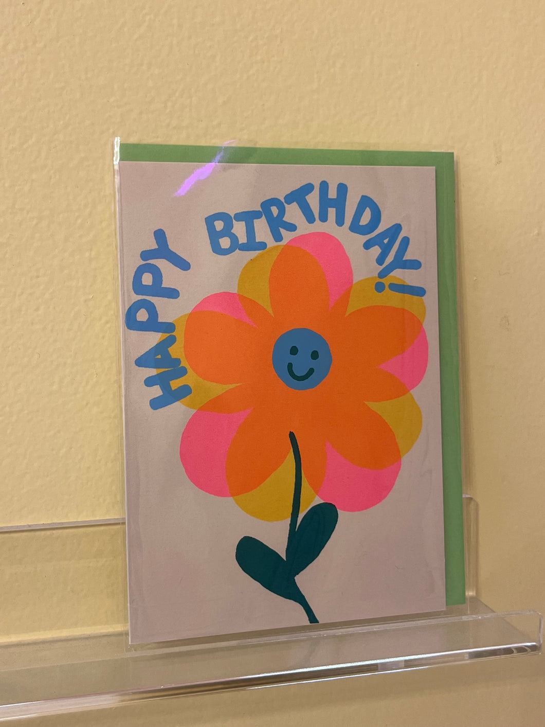 Happy Birthday Flower Card
