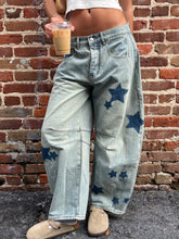 Load image into Gallery viewer, Star Barrel Jeans
