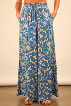Load image into Gallery viewer, Printed Wide Leg Long Pants
