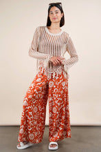 Load image into Gallery viewer, Printed Wide Leg Long Pants
