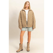 Load image into Gallery viewer, Zip-Front Puffer Barn Jacket
