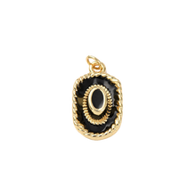 Load image into Gallery viewer, Black Cowboy Hat Charm
