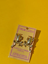 Load image into Gallery viewer, Gold Froggie Earrings
