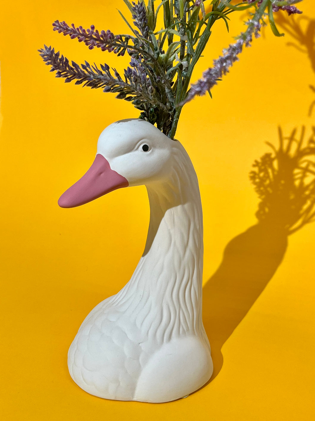 Silly goose vase