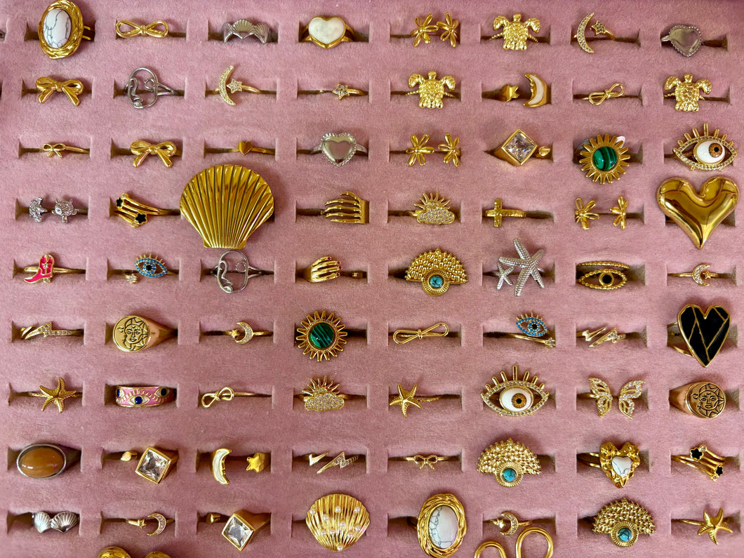 18k Gold Plated Rings - $15