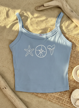 Load image into Gallery viewer, Shark Tooth Hunting Cropped Tank
