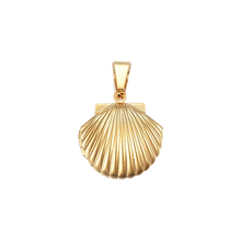 Load image into Gallery viewer, Gold Clamshell Locket
