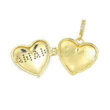 Load image into Gallery viewer, Gold Sparkly Mama Locket Charm
