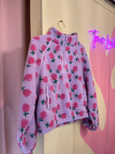 Load image into Gallery viewer, Fuzzy Flower Lavender Fleece
