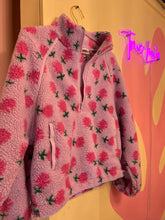 Load image into Gallery viewer, Fuzzy Flower Lavender Fleece
