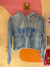 Load image into Gallery viewer, Charleston dyed crop hoodie
