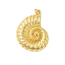 Load image into Gallery viewer, Spiral Shell Charm
