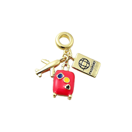 Red Luggage Travel Cluster