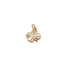 Load image into Gallery viewer, Small Gold Clover Charm
