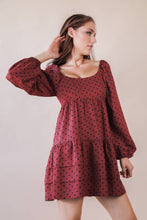 Load image into Gallery viewer, Polka Dot Printed Tiered Layers Mini Dress
