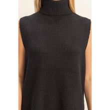 Load image into Gallery viewer, Sleeveless Turtleneck Sweater Vest
