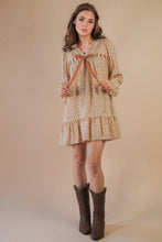 Load image into Gallery viewer, Floral Printed Front Bow Mini Dress
