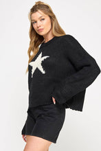 Load image into Gallery viewer, EVERYDAY CLASSIC LOOSE FIT STAR CROP SWEATER PULLOVER
