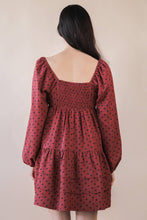 Load image into Gallery viewer, Polka Dot Printed Tiered Layers Mini Dress
