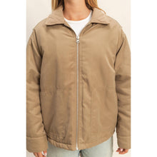 Load image into Gallery viewer, Zip-Front Puffer Barn Jacket
