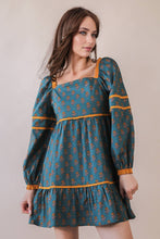 Load image into Gallery viewer, Printed Ruffle Detail Mini Dress
