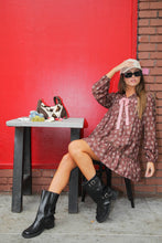 Load image into Gallery viewer, Floral Printed Front Bow Mini Dress
