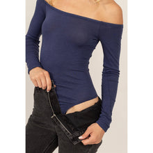 Load image into Gallery viewer, Off Shoulder Long Sleeve Bodysuit
