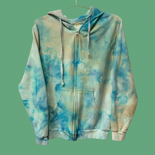 Load image into Gallery viewer, Baby You&#39;re A Work of Art Light Blue Zip Up Hoodie
