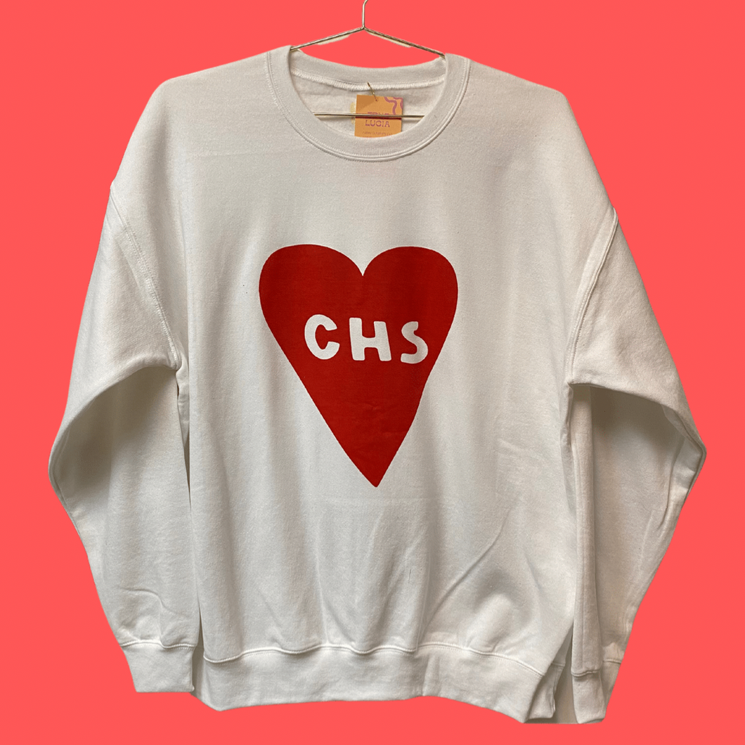 CHS heart crewneck