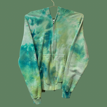Load image into Gallery viewer, Baby You&#39;re A Work of Art Light Green/Blue Zip Up Hoodie
