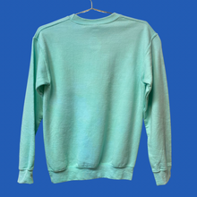 Load image into Gallery viewer, Faces on Faces Light Blue Crewneck
