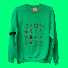 Load image into Gallery viewer, Christmas green crewneck
