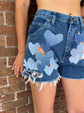 Load image into Gallery viewer, Patchwork Wrangler Denim Shorts
