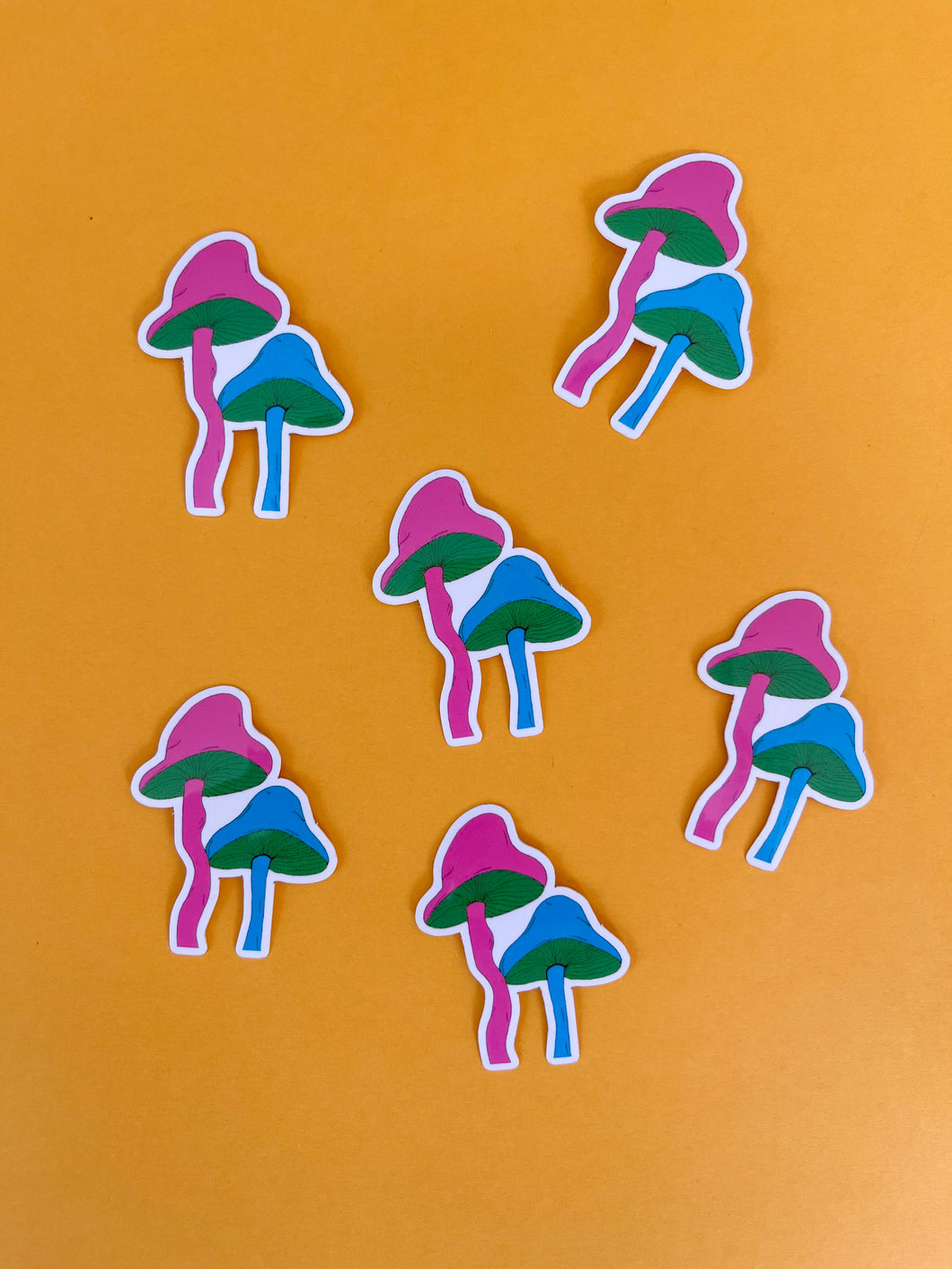Mushroom sticker