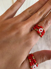 Load image into Gallery viewer, Lovey Dove Beaded Ring Set
