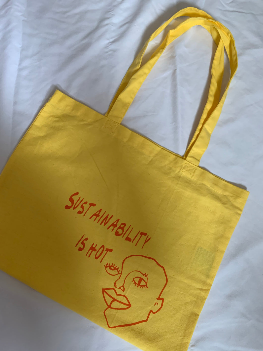 Sustainability is Hot Tote bag
