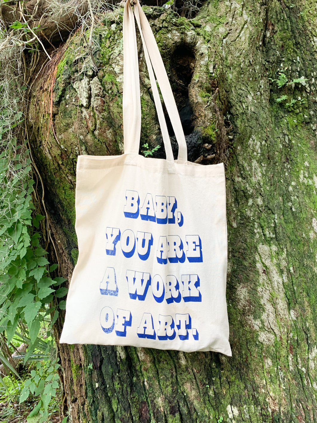 BABY, YOU ARE ART TOTEBAG