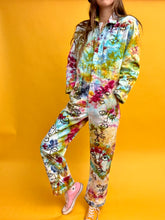 Load image into Gallery viewer, Hand painted &amp; Tie Dyed Unisex Collab Coveralls
