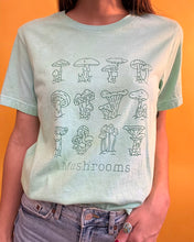 Load image into Gallery viewer, Mushroom hand dyed tee
